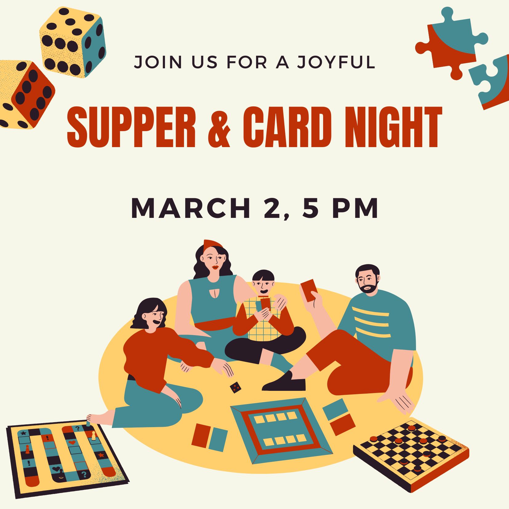 Supper & Cards